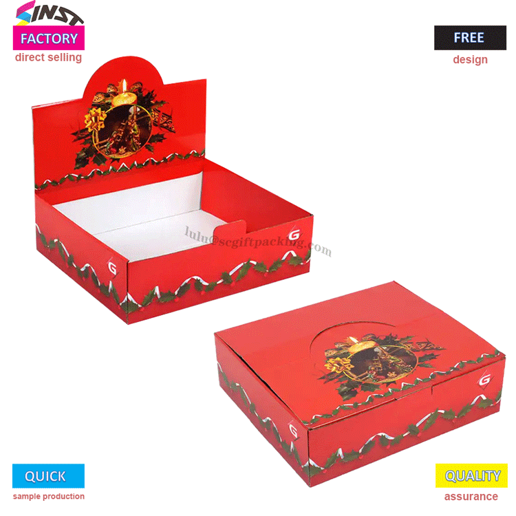 Noel masaüstü teşhir standı klasik renk şeması masaüstü şenlikli tören hissini ateşliyor