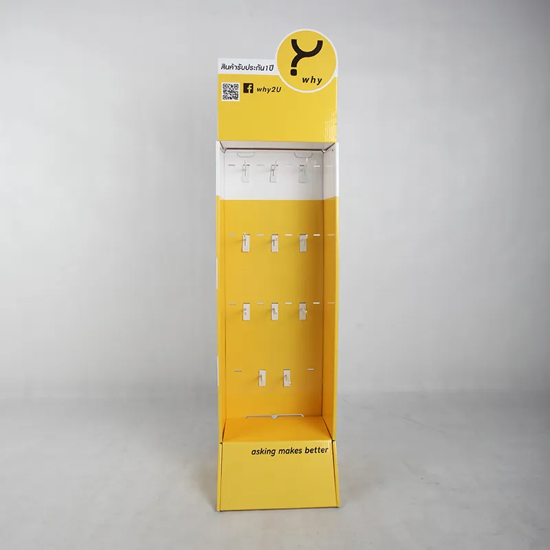 Kancalı Karton Teşhir Standını özelleştirmek için satın alma ipuçları nelerdir?
